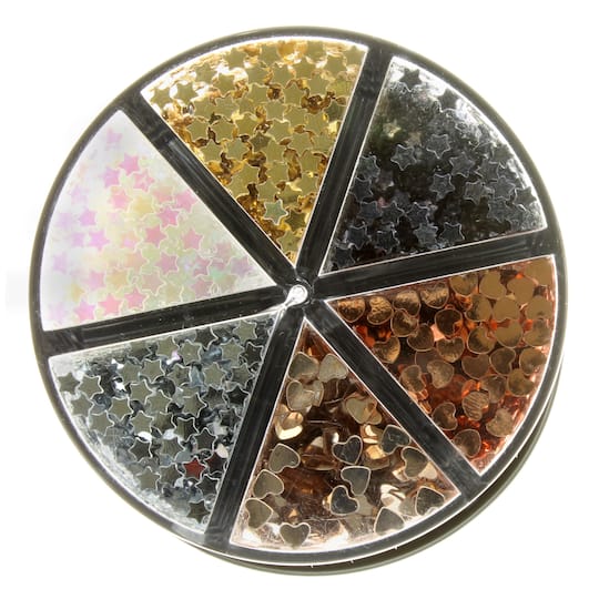 Signature Glitter Caddy, Metallic Shapes By Recollections™
